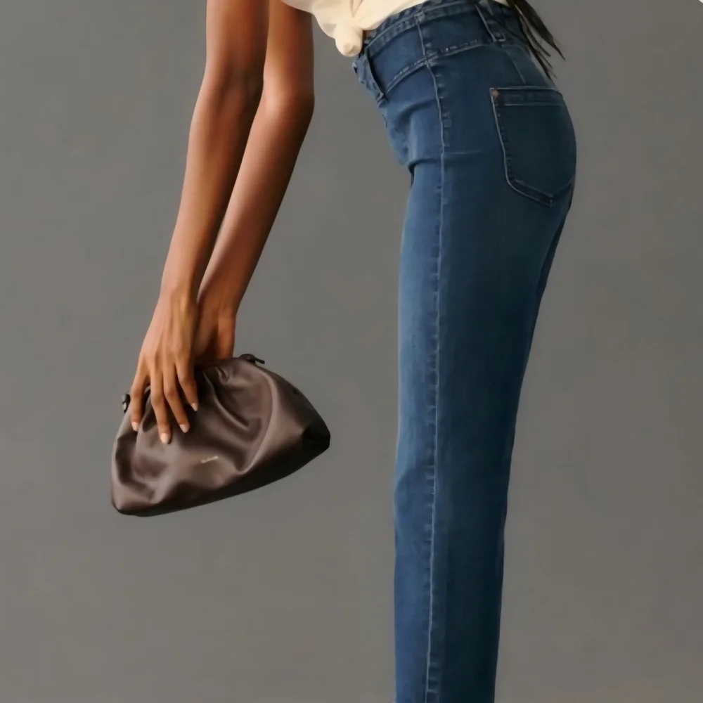 Pilcro - Anthropologie 70's High-rise Slim Cropped Jeans - Picture 4 of 9